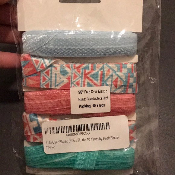 Peak Bloom 5/8” fold over elastic. - Picture 2 of 2